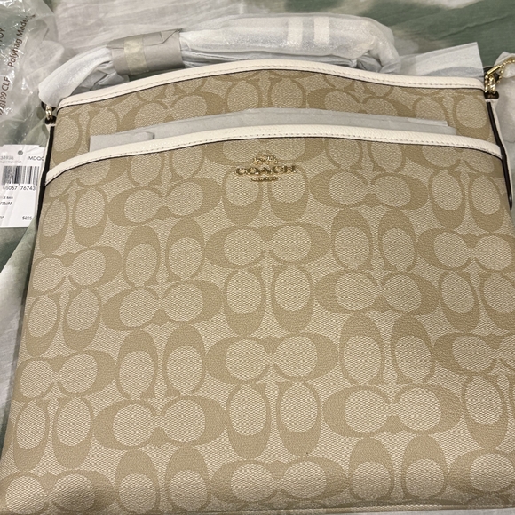 Coach Signature File Bag - Picture 2 of 7